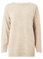 Dorothy Perkins Camel Fine Knitted Jumper