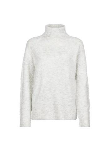 Dorothy Perkins Grey Boucle Roll Neck Jumper