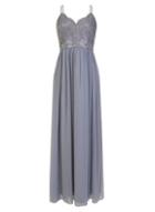 Dorothy Perkins *chi Chi London Blue Lace Bodice Maxi Dress