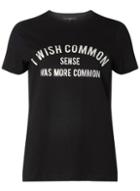Dorothy Perkins *vero Moda Black Slogan T-shirt