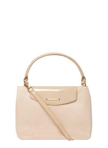 Dorothy Perkins Nude Double Flap Tote Bag