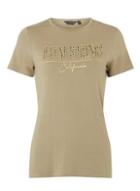 Dorothy Perkins Khaki 'palm Springs' Motif T-shirt