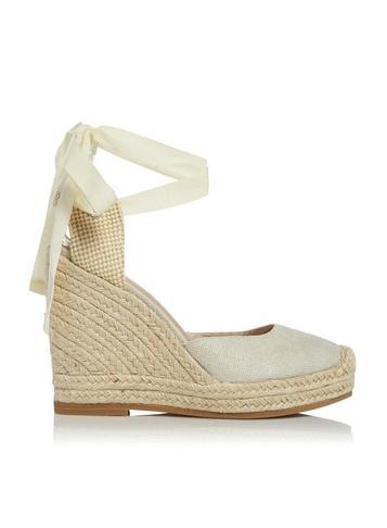 *head Over Heels By Dune Beige Kalee Ladies Heel Sandals