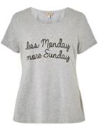 Dorothy Perkins Grey Slogan T-shirt