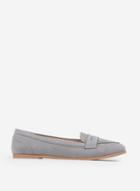 Dorothy Perkins Wide Fit Grey Lacey Loafers