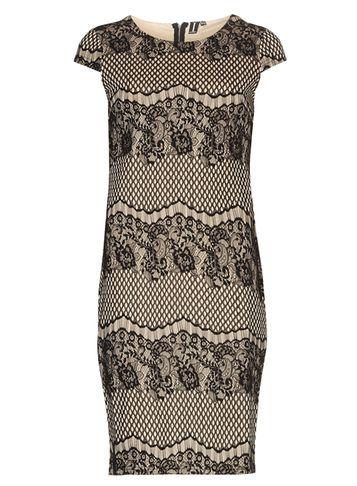 Dorothy Perkins *izabel London Beige Bodycon Dress