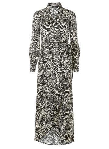 Dorothy Perkins Zebra Wrap Maxi Dress