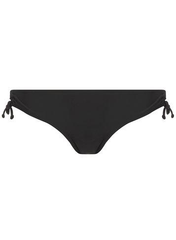 Dorothy Perkins *black Loop Tie Side Bikini Bottoms