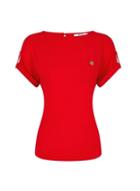 Dorothy Perkins Petite Red Utility T-shirt