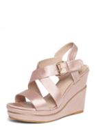 Dorothy Perkins Pink 'rozzy' Wide Fit Wedge Sandals