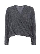 Dorothy Perkins * Vila Navy Dipped Hem Knitted Top