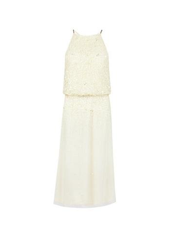 *showcase Lemon Embellished Midi Dress