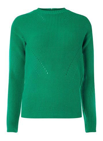 Dorothy Perkins Green Stitch Detail Jumper