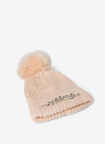 Dorothy Perkins Pink Embellished Trim Hat