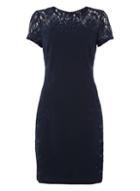 *roman Originals Navy Sequin Lace Dress