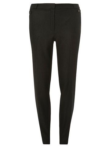 Dorothy Perkins *tall Black Stud Pique Trousers