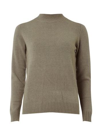 Dorothy Perkins *vila Grey Turtle Neck Knitted Top
