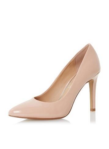 *head Over Heels By Dune Nude 'alexxa' Heeled Shoes
