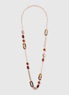 Dorothy Perkins Multi Coloured Long Resin Necklace