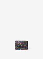 Dorothy Perkins Black Sequin Embellished Zip Top Purse