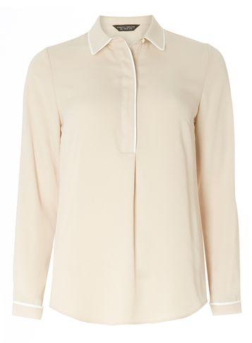 Dorothy Perkins Stone Tipped Placket Shirt