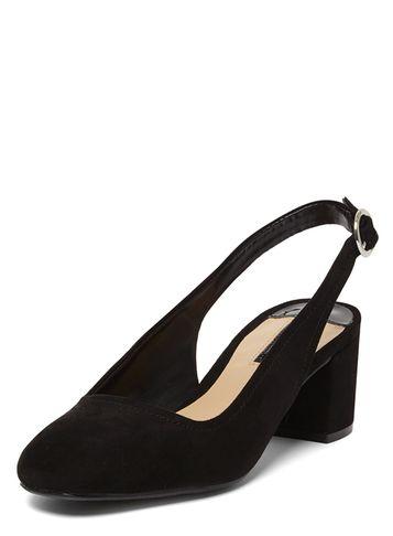 Dorothy Perkins Black' Gabbie' Sling Back Court Shoes