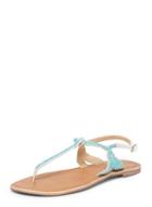 Dorothy Perkins Wide Fit Turquoise 'fee' Sandals