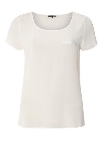 Dorothy Perkins *vero Moda White Pocket Detail Blouse