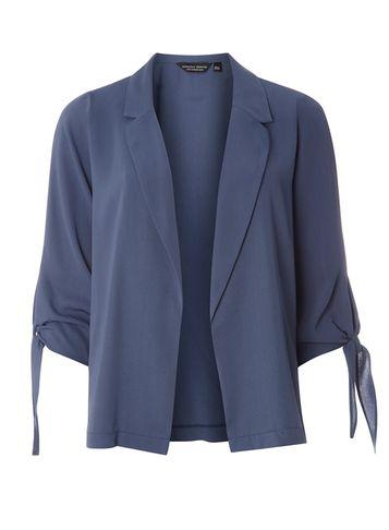 Dorothy Perkins Indigo Tie Sleeve Jacket
