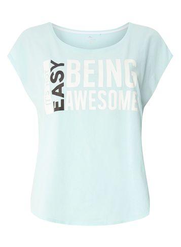 Dorothy Perkins *only Play Pale Blue Slogan T-shirt