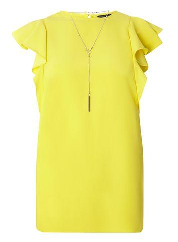 Dorothy Perkins *tall Yellow Necklace T-shirt