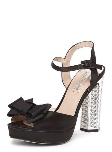 Dorothy Perkins Black 'sarina' Gem Heel Sandals