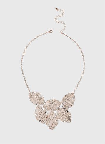 Dorothy Perkins Leaf Collar Necklace