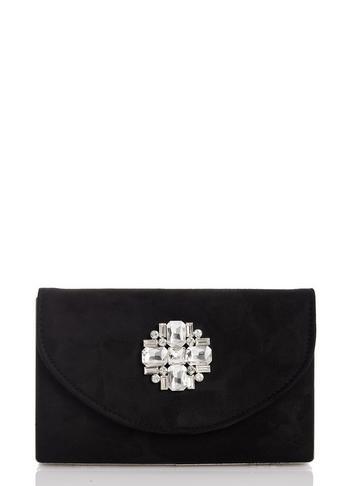 Dorothy Perkins *quiz Black Jewel Box Flip Bag