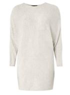Dorothy Perkins Grey Slouchy Ribbed Jumper