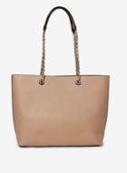 Dorothy Perkins Taupe Chain Handle Shopper Bag