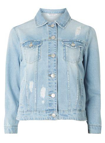 Dorothy Perkins Petite Bleach Denim Jacket