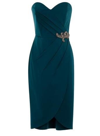 Dorothy Perkins Turquoise Bandeau Dress