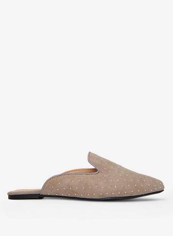 Dorothy Perkins Grey Haze Mules