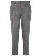 Dorothy Perkins Grey Checked Slim Tailored Trousers