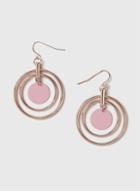 Dorothy Perkins Enamel Discs Drop Earrings