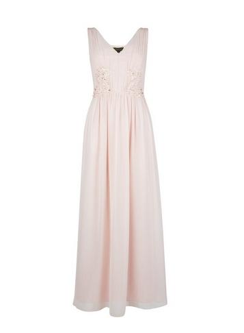 Dorothy Perkins *showcase Petite Blush Tillie Maxi Dress