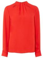 Dorothy Perkins Red Emily Long Sleeve Top