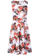 Dorothy Perkins *izabel London Multi Colour Fit And Flare Dress
