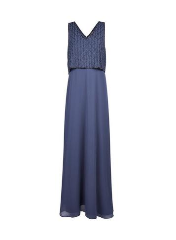 *showcase Dark Grey Gemma Geometric Design Maxi Dress