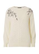 Dorothy Perkins Breast Cancer Care Ecru Embroidered Cable Jumper