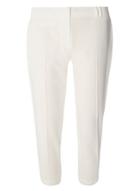 Dorothy Perkins Petite White Ankle Grazer Trousers