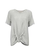 Dorothy Perkins Grey Twist Knot Lounge Top