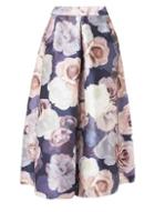 Dorothy Perkins *luxe Multi Coloured Dark Floral Print Skirt