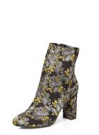Dorothy Perkins Black And Lime 'ariana' Ankle Boots